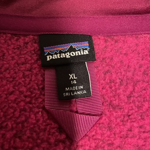 Patagonia Girl’s Better Sweater 1/4 Zip Craft Pink Youth Size XL (14) - Picture 6 of 7