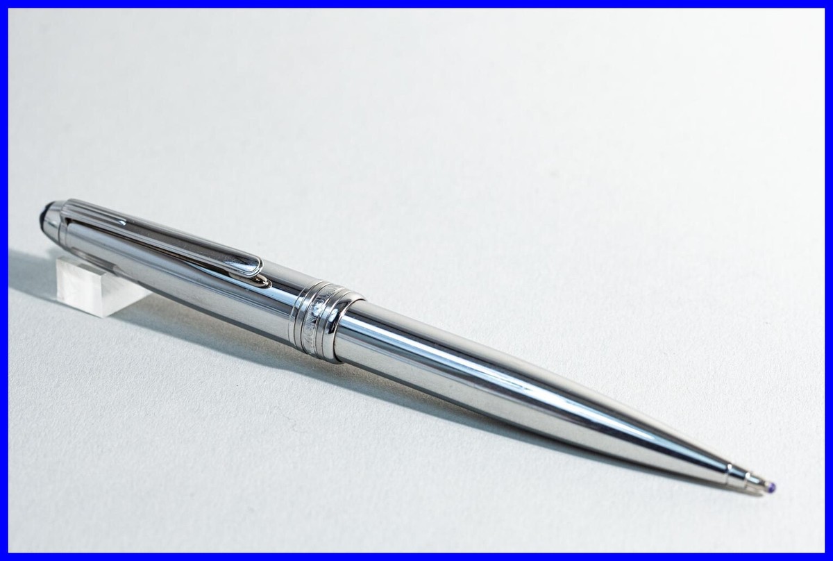 vintage MONTBLANC 164 Meisterstück Kugelschreiber in FULL STEEL