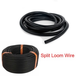 Split Loom Wire Tubing Conduit - Flexible Hose Cover In 7mm, 10, 13, 15, 18, 25, 28mm Sizes