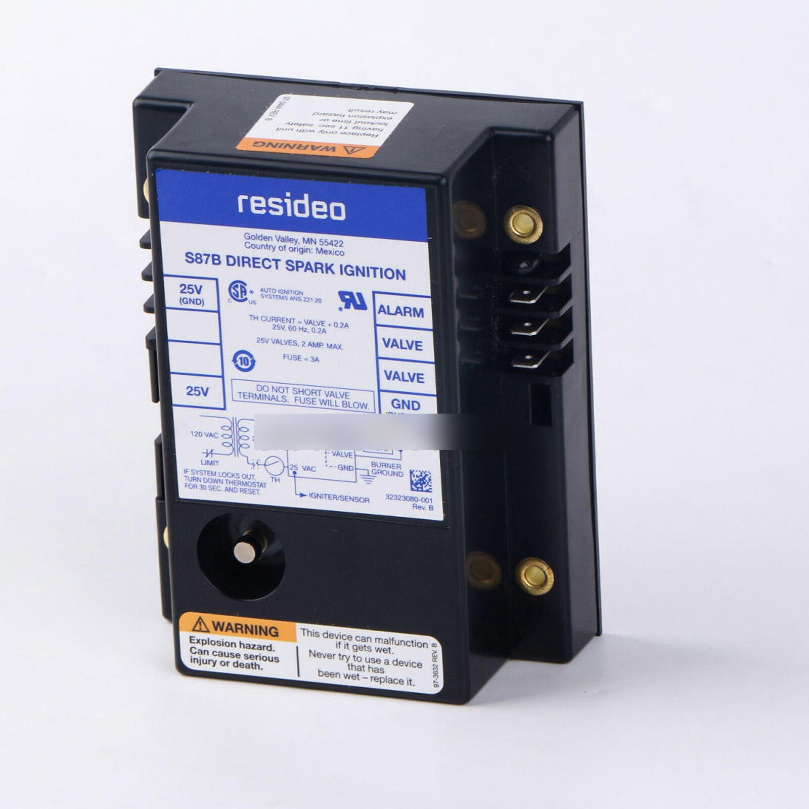 1X NEW Honeywell Resideo S87B1016 Direct Spark Ignition Control FAST SHIP#PM#