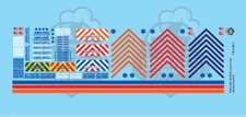 Ambulance Emergency Vehicle HO Scale Decal Set