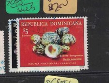 Dominican Republic $5 2 Value Shells VFU (2hbb)