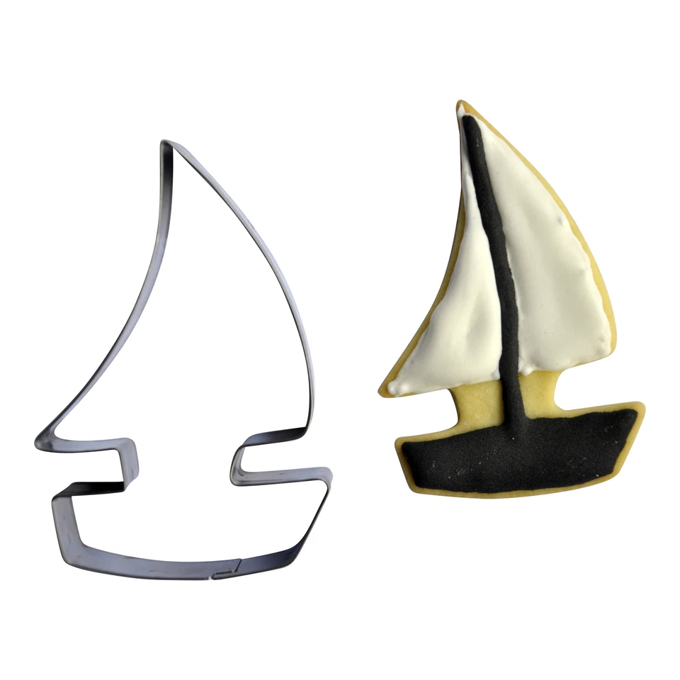 Ausstecher 3er Set Segelboot Leuchtturm Anker Ausstechform Keksausstecher Boot - Bild 3 von 4