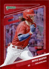 Bryce Harper 2021 Donruss Variation - Holo Red #173 - Philadelphia Phillies
