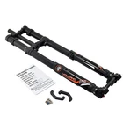 DNM USD-8S Suspension Fork DH MTB Air 1-1/8" 203mm 20mm Axle 26/27.5"