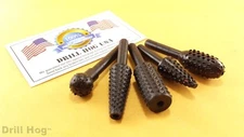 Drill Hog 5 PC Rotary Burr Set  Rotary Burrs Rasp HSS Grinding Lifetime Warranty