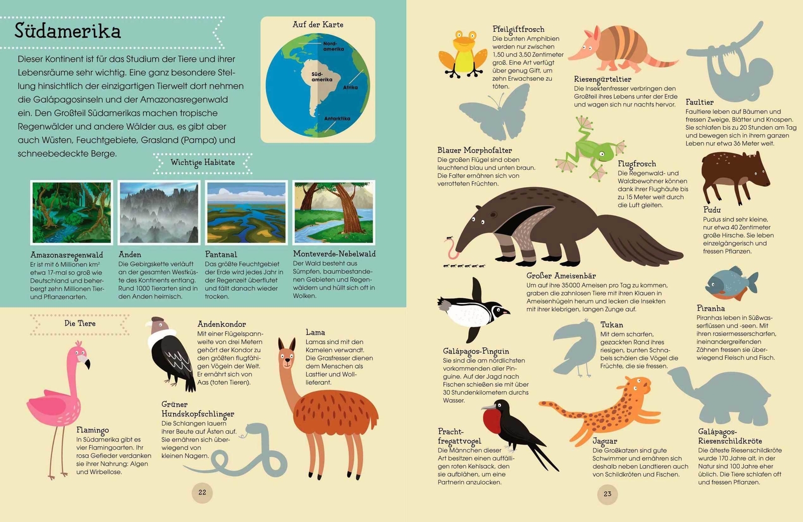 Thumbnail - Zeichne Deinen Eigenen Tieratlas Über 170 Tiere Von 7 Kontinenten.