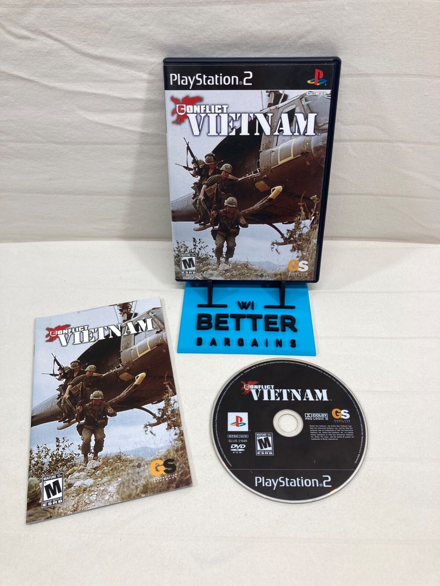 Conflict: Vietnam Sur PlayStation 2 - Pal, 2004, Manuel Et Boîte, Disque Très Bon état