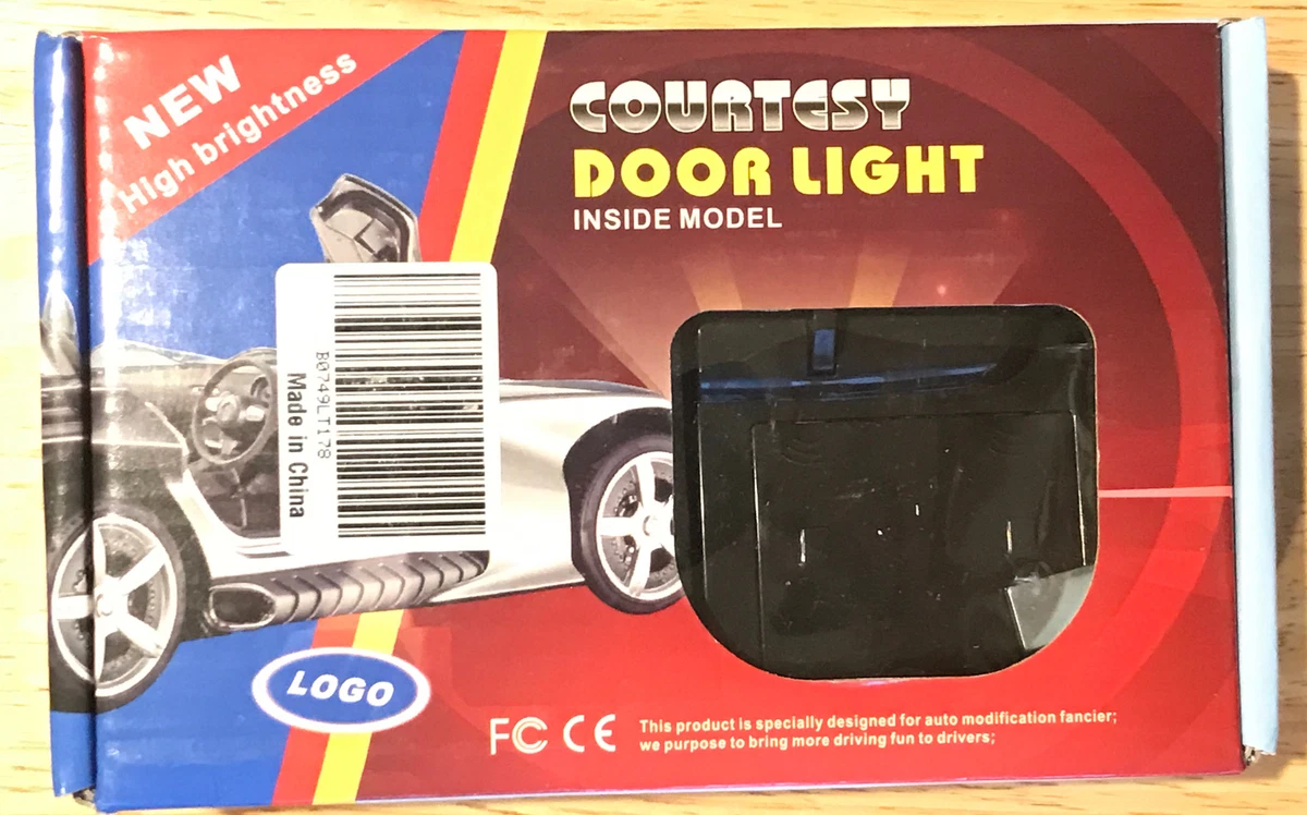 Fangfei 2x Wireless Laser Projector Car Door Step Courtesy Door Light