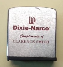 Vintage ZIPPO   Dixie - Narco   Advertising Tape Measure Rule