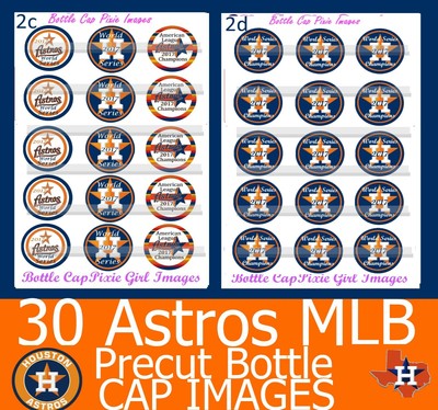 Mlb Astros Team Logos World Series 30 1 Bottle Cap Images Uses