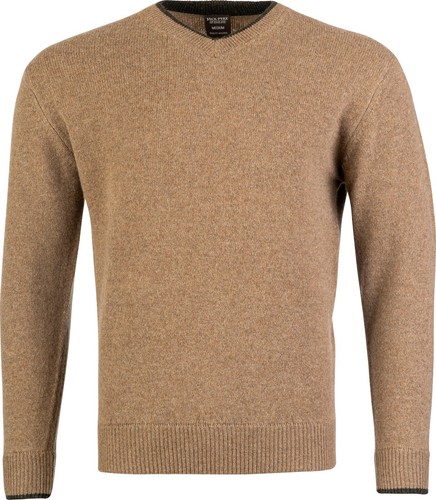 JERSEY DE PUNTO JACK PYKE ASHCOMBE 100 % LANA DE CORDERO CUELLO EN V PARA HOMBRE S-3XL CAZA TIRO - Imagen 3 de 20