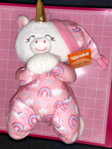 Toymazing Prayer Pals - Unicorn - Pink & White "Now I Lay Me Down to Sleep" ๐ฆ - Picture 10 of 10