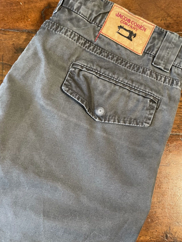 Pantalon Chino Jacob Cohen Academy – Taille 32, Bleu-gris, Coton, Fait Main Italie