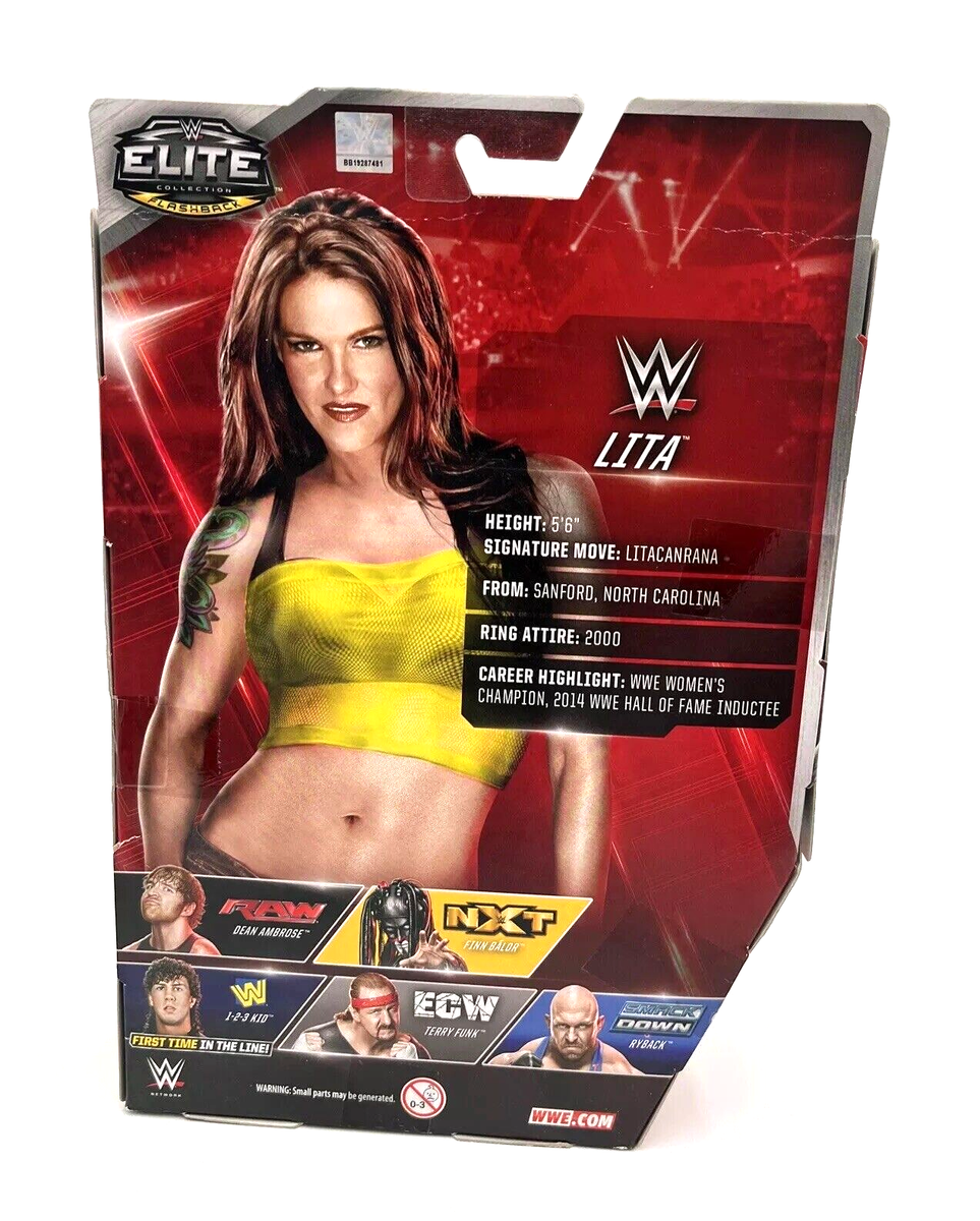 WWE Lita Elite Series 41 Wrestling Flashback First Time in Line