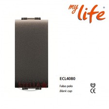 PZ 2 FALSO POLO INTERRUTTORE LIFE COMPATIBILE BTICINO LIVING TICINO FRUTTO