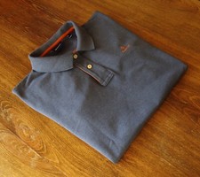 GANT size L Men's Polo Shirts Short Sleeve Navy Blue