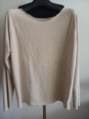 BETTER RICH - SWEATSHIRT Gr.M , Beige  * MEET ME IN NEW YORK  * 1A Zustand  !