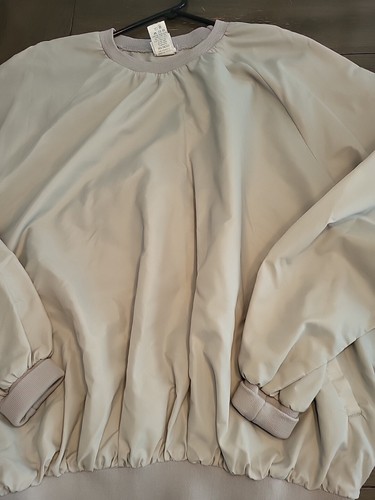 vintage Mens Bike XXL wind breaker pullover large Gray Jacket