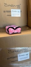 Disney Minnie Mouse The Creme Shop Spa 3D Plush Headband Pink Polka Dots Bow NEW