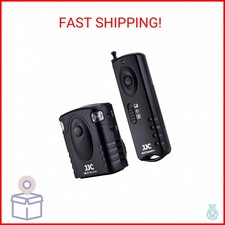 JJC Radio Wireless Remote Control Shutter Release for Canon EOS Rebel T7 T6 T5 E