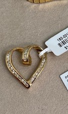 Heart Shaped Diamond Pendant