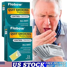 2 x Boxes Nicotine Patches 21mg Step 1 Stop Smoking Aids, Quit Smoking Patches