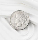 1928-P Peace Silver Dollar $1 - XF/AU Details - *Cleaned* - 90% Silver - 1496B