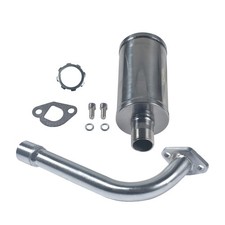 Exhaust Pipe Header  Muffler For Predator 196cc/212cc Honda GX160 GX200 Go Kart