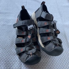 Keen Newport Neo H2 Sandals Boys Size 2 Kids Gray Waterproof Hiking Outdoor