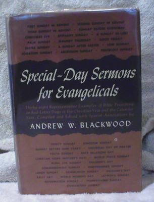 Specials Day Sermons for Evangelicals1961 Andrew Blackwood Hardcover 1st Ed.