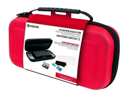 BIGBEN Nintendo Switch 2 Essential Pack, Rot #12585539