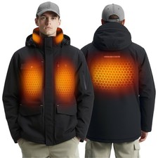 InoKraft Gifts for Men, Heated Jacket for Men with Battery Pack Included,Wate...