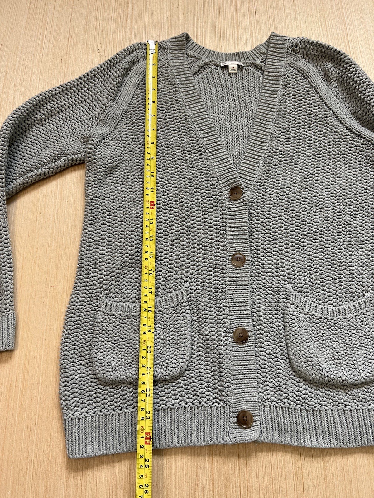 Gap Ribbed Knit V-Neck Button Front Cardigan Swea… - image 13