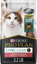 Purina Pro Plan Allergen Reducing, Sensitive Skin Stomach, High Protein Cat