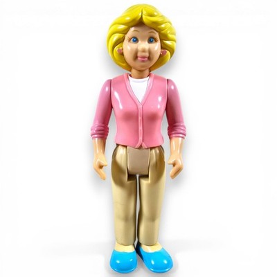 Little Tikes Grand Mansion Dollhouse Mom Mother Blond Figure Vintage 1990s 5.5''