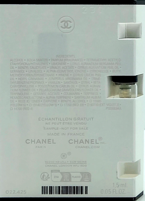 Chanel Paris-Venise Eau De Toilette Vial Spray For Women 0.05 Oz