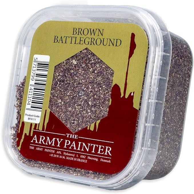 The Army Painter Battlefields: Brown Battleground Realistic, Fantasy Basing
