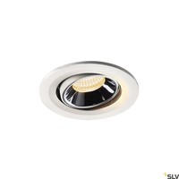 Einbaustrahler 1X8.6W/Led 700LM IP20 3000K Weiß Chrom Modern
