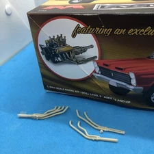 FOB MM 1/25 Ford 289 Long Tube Mercury Comet Drag Racing HEADERS LBR Model Parts