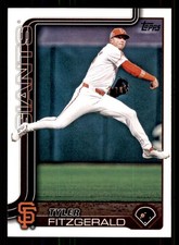 2025 Topps #596 Tyler Fitzgerald San Francisco Giants