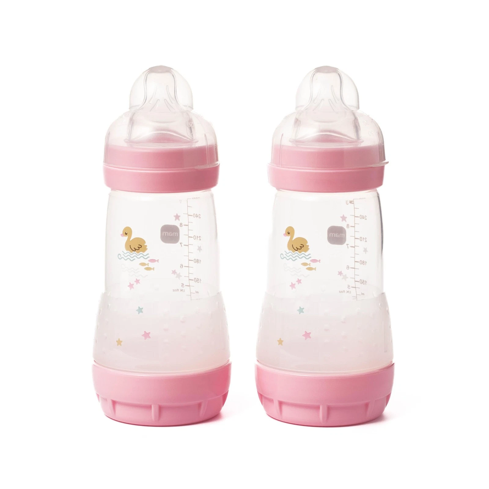 MAM Easy Start Anti-Colic Baby Bottles - Pink (2 Pack 260ml)
Opens in a new window or tab