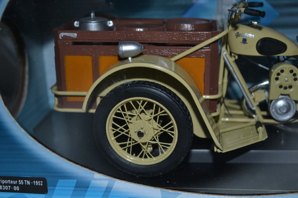 SOLIDO PRESTIGE REF 118307-00 AU 1/10 . PEUGEOT TRIPORTEUR  55 TN 1952 . - Photo 4/4