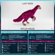 ARK ASA Therizinosaur  BABY PAIR Top Melee 1972% Official PVE PC/PS5/XBOX ✅