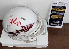 Xavier Rhodes Signed Autographed FSU Florida State Seminoles Mini Helmet JSA