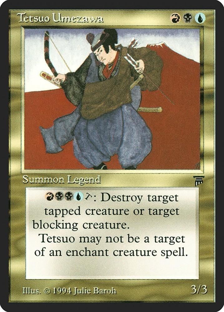 Tetsuo Umezawa - MtG Legends - Rare NM 1994