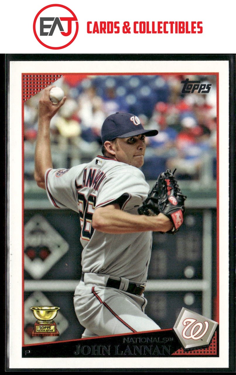 John Lannan 2009 Topps #483 Washington Nationals