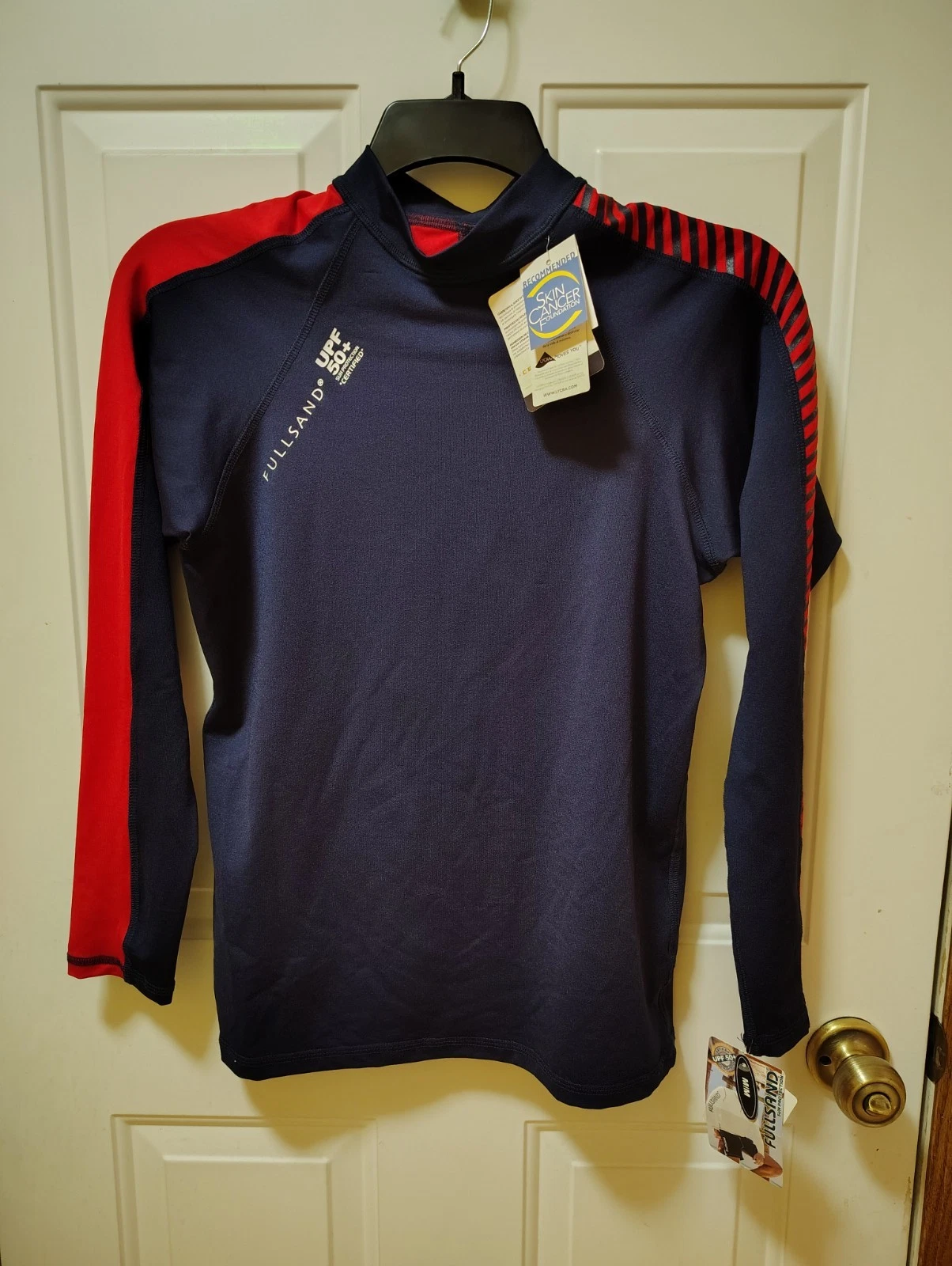 Fullsand UPF 50+ Men's Swim Shirt Sun Protection Certified NWT Size M