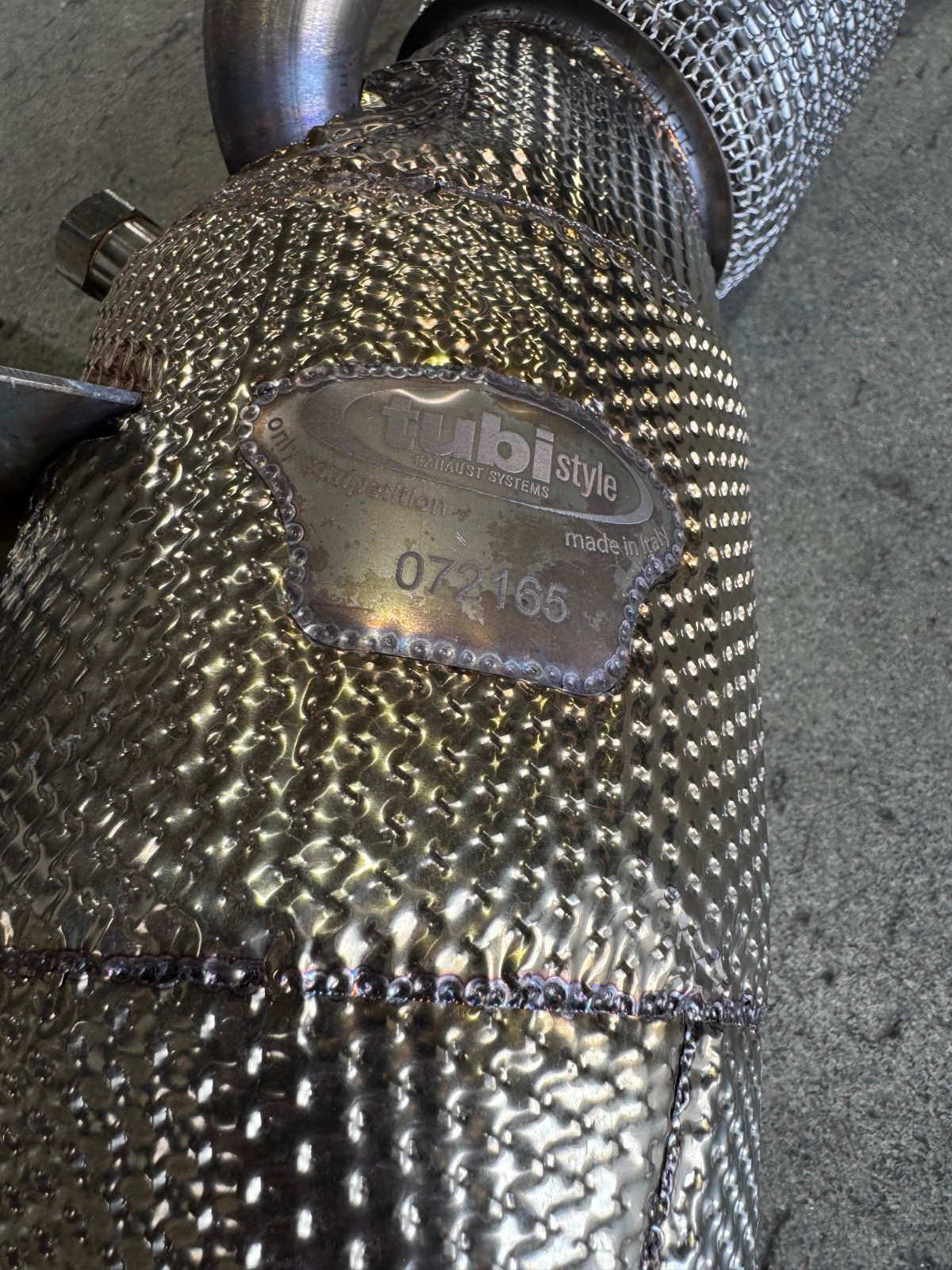 Tubi Ferrari SF90 & SF90XX Muffler Exhaust Kit with 300 Cell High Flow Cat