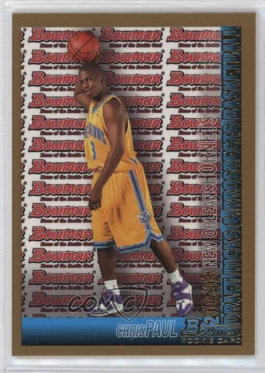 2005-06 Bowman Draft Gold Chris Paul #111 fg5
